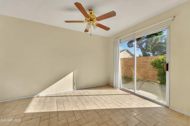 a view of an empty room