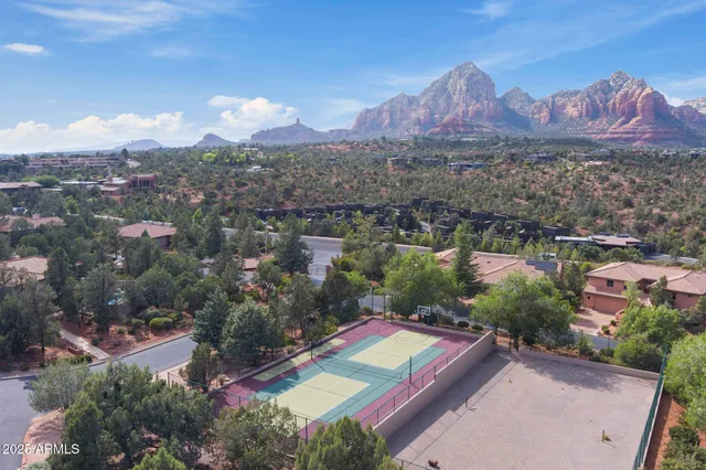 a view of a city from a balcony