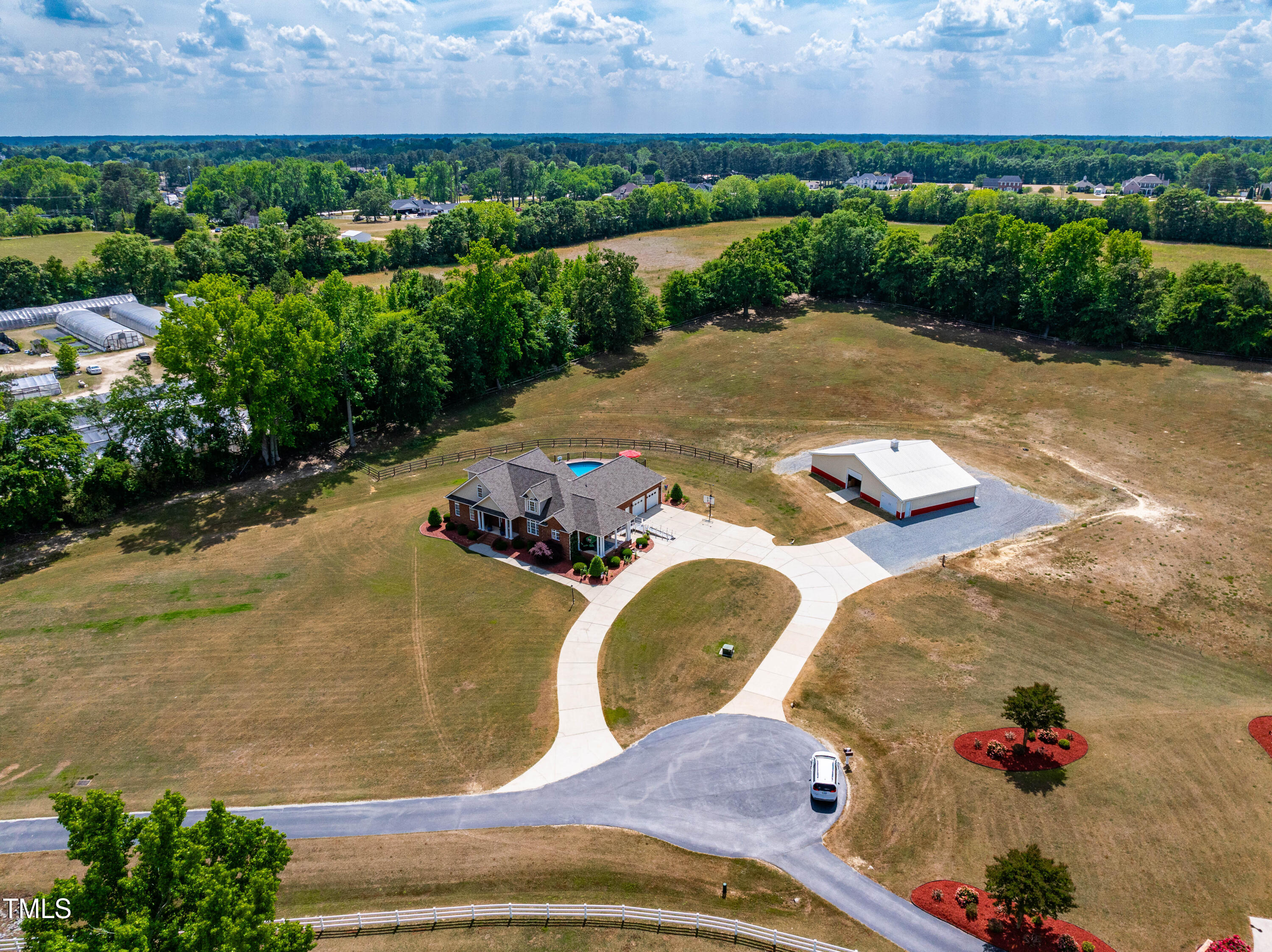 115 Three M Trail Benson, NC 27504 - Photo 63 of 80 an aerial view of a house