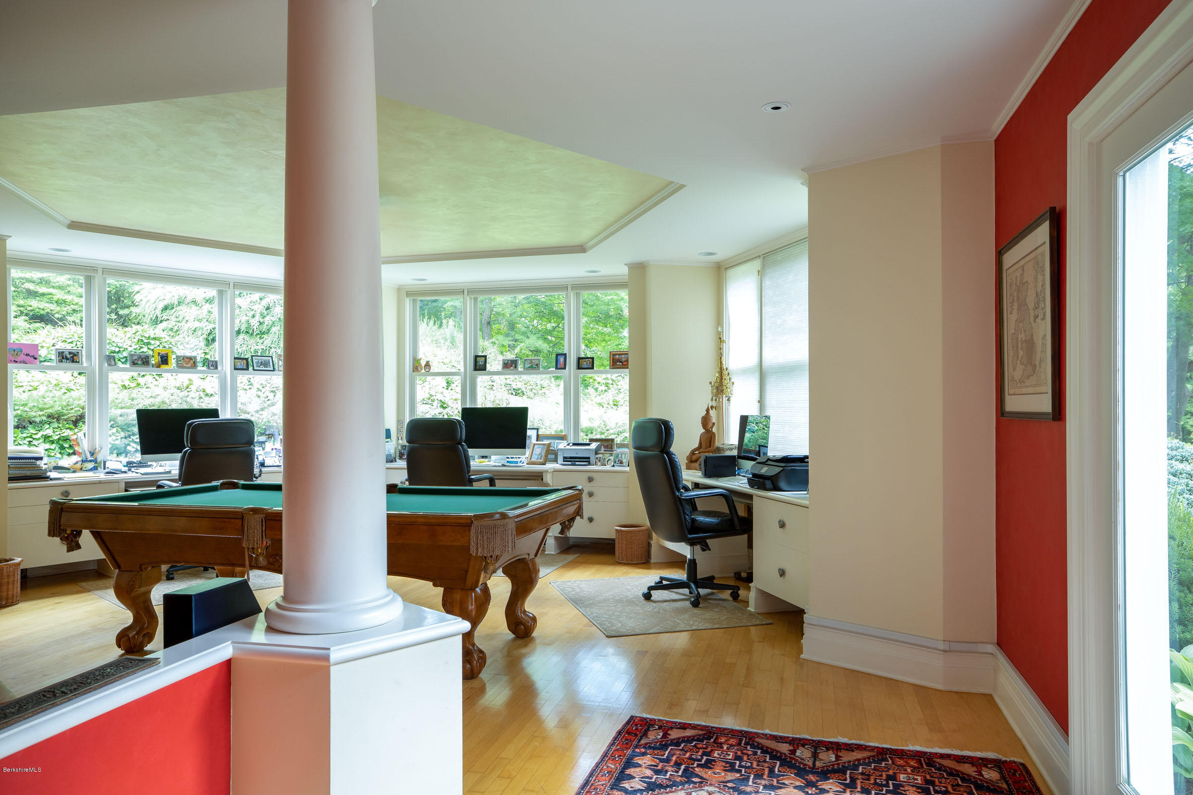 119 Under Mountain Road Lenox, MA 01240 - Photo 21 of 46 a view of a workspace with a window