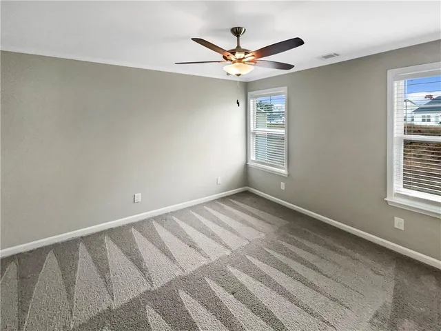 a view of a livingroom with a window