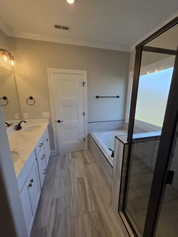 a close view of closet