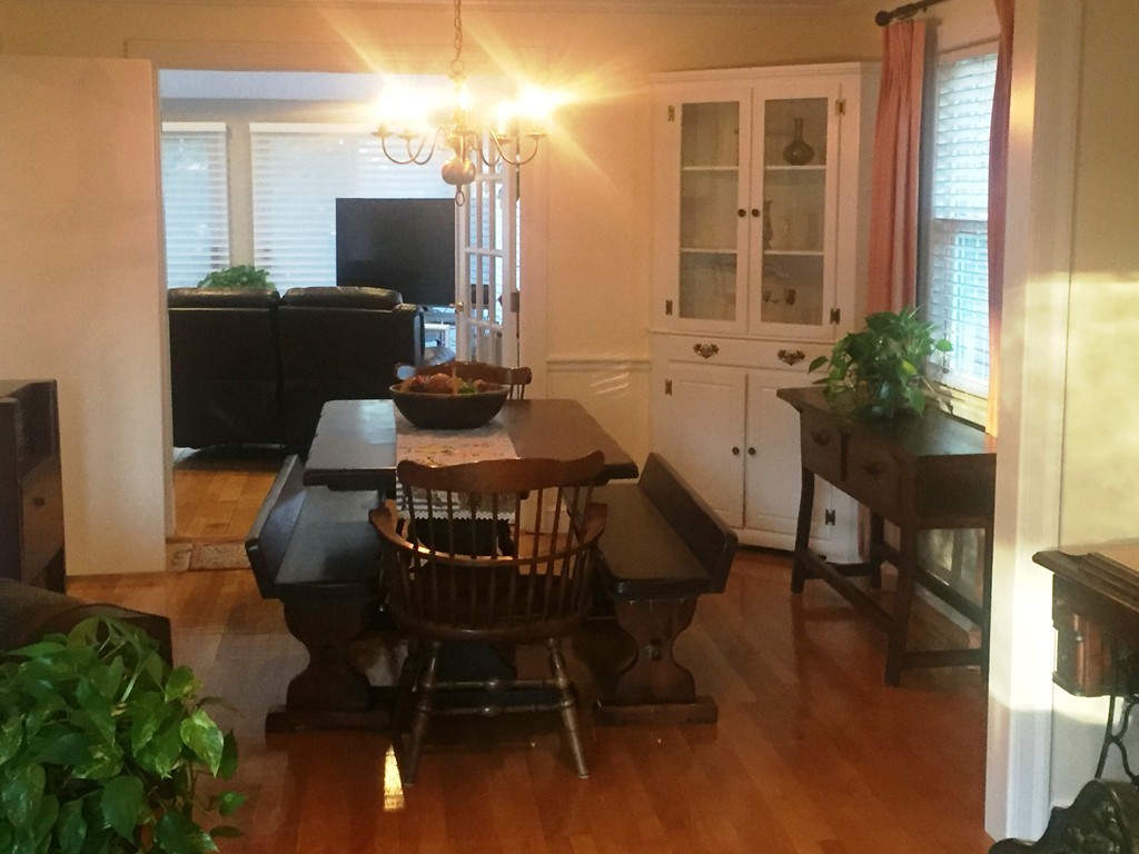 20 Poplar Road Wellesley, MA 02482 - Photo 4 of 27 a view of a dining room with furniture and wooden floor
