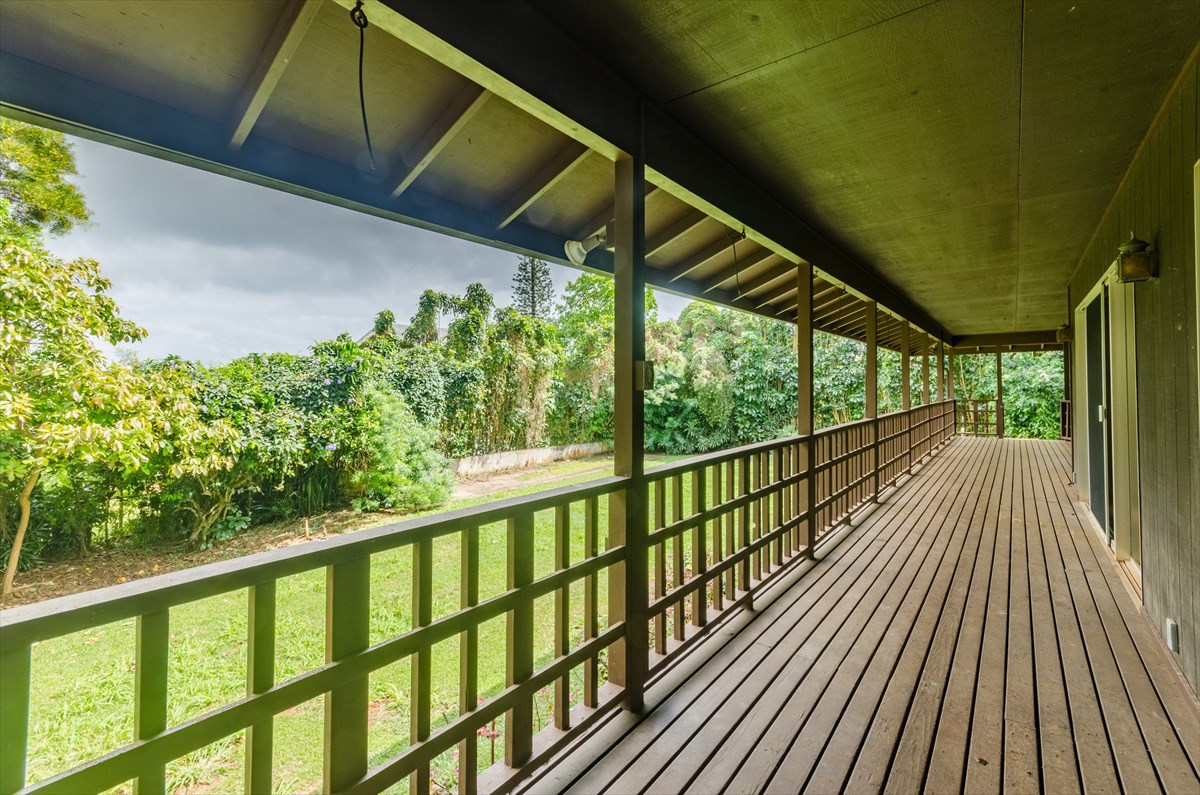 4110 Koloa Road Koloa, HI 96756 - Photo 5 of 18 a view of balcony with wooden floor