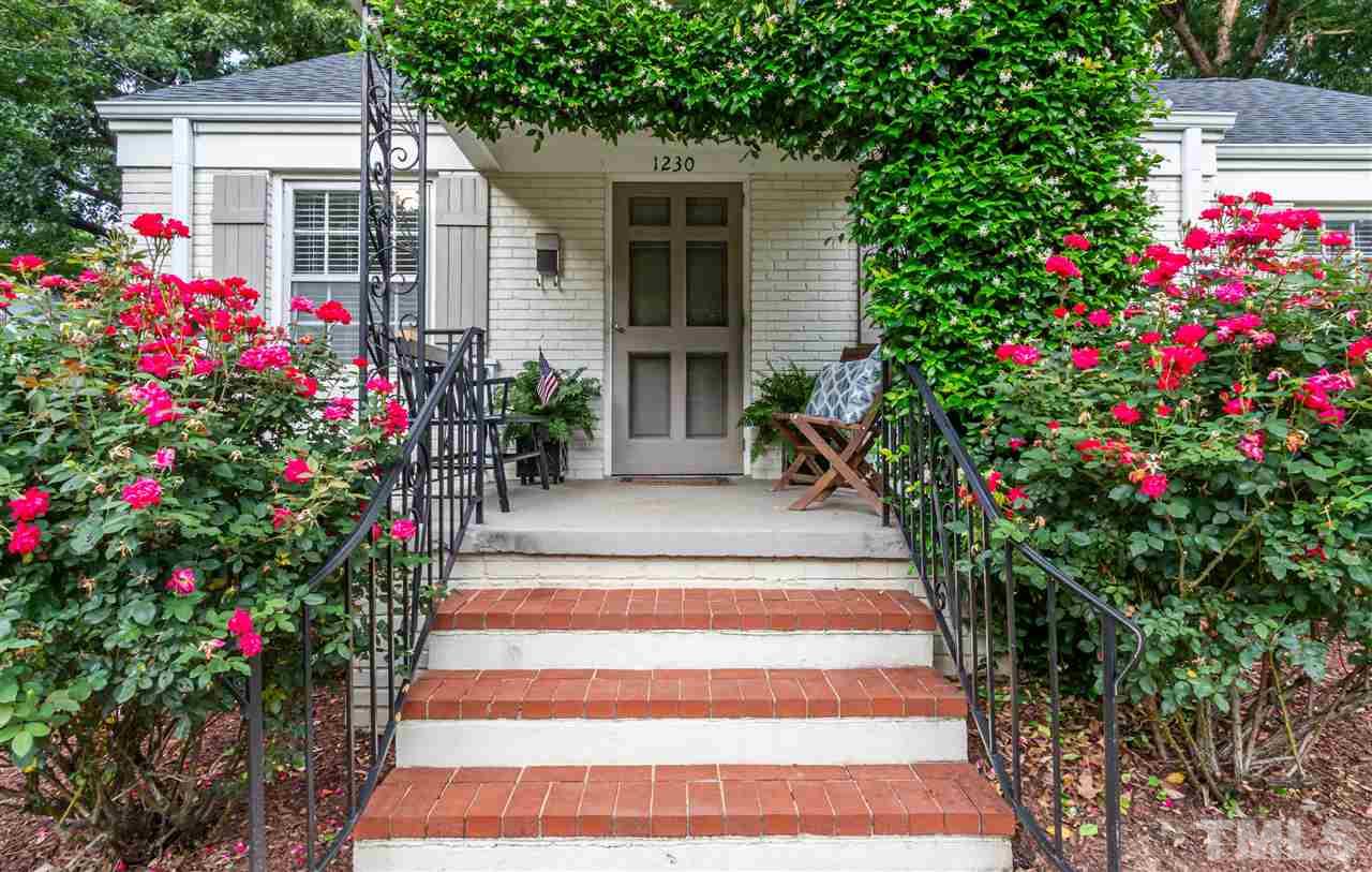 1230 Clifton Street Raleigh, NC 27604 - Photo 2 of 19 a view of a house with potted plants