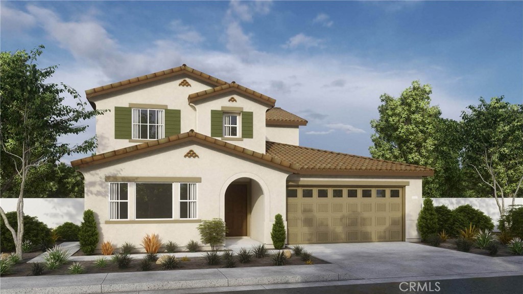 1272 Prosperity Place Hemet, CA 92543 - Photo 1 of 1 a front view of a house with a yard and garage