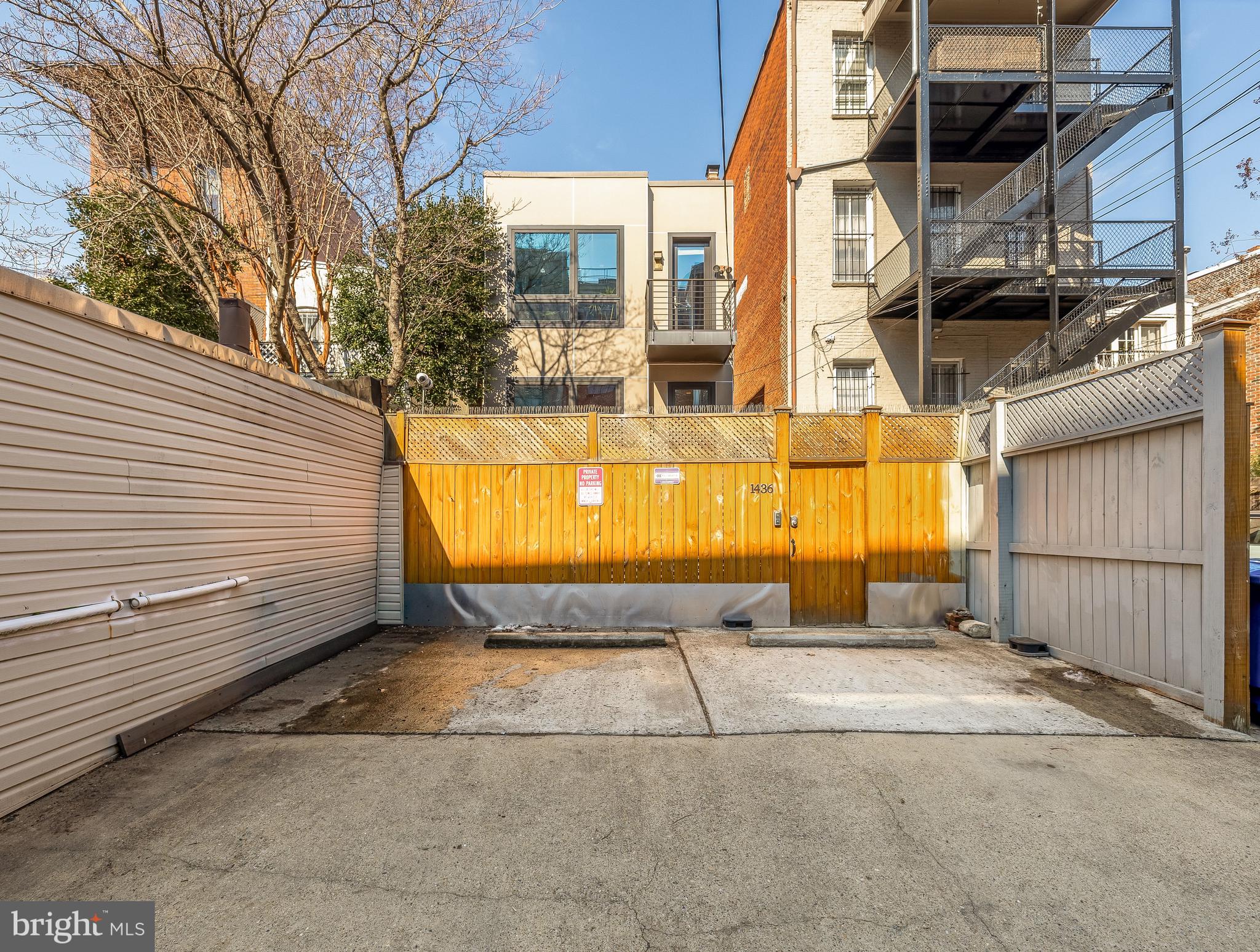 1436 Q Street Northwest Washington, DC 20009 - Photo 42 of 45 a view of a house with a backyard