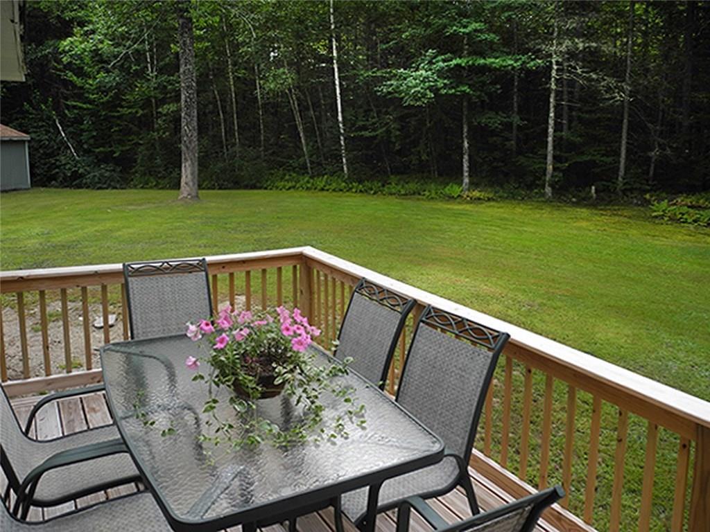 7 Calling Crow Road Augusta, ME 04330 - Photo 6 of 19 BACKYARD FROM DECK