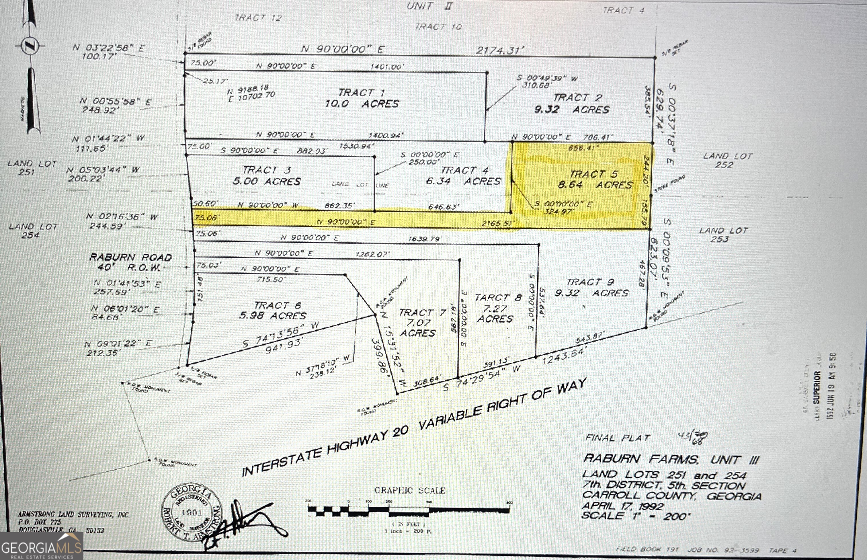 471 Raburn Road Bremen, GA 30110 - Photo 3 of 3 Plat
