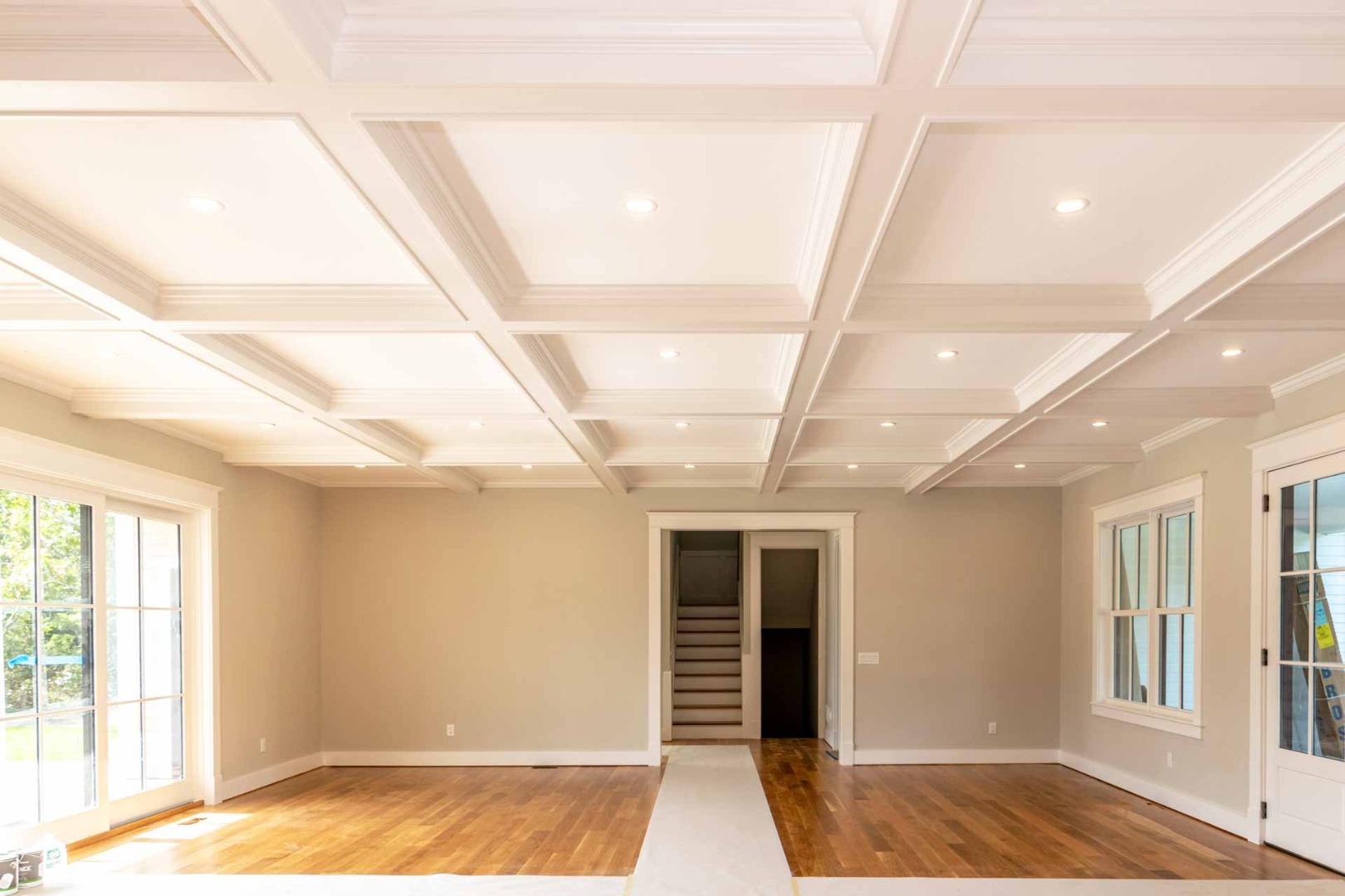 61 Division Road Edgartown, MA 02539 - Photo 2 of 20 a view of empty room with wooden floor and fan