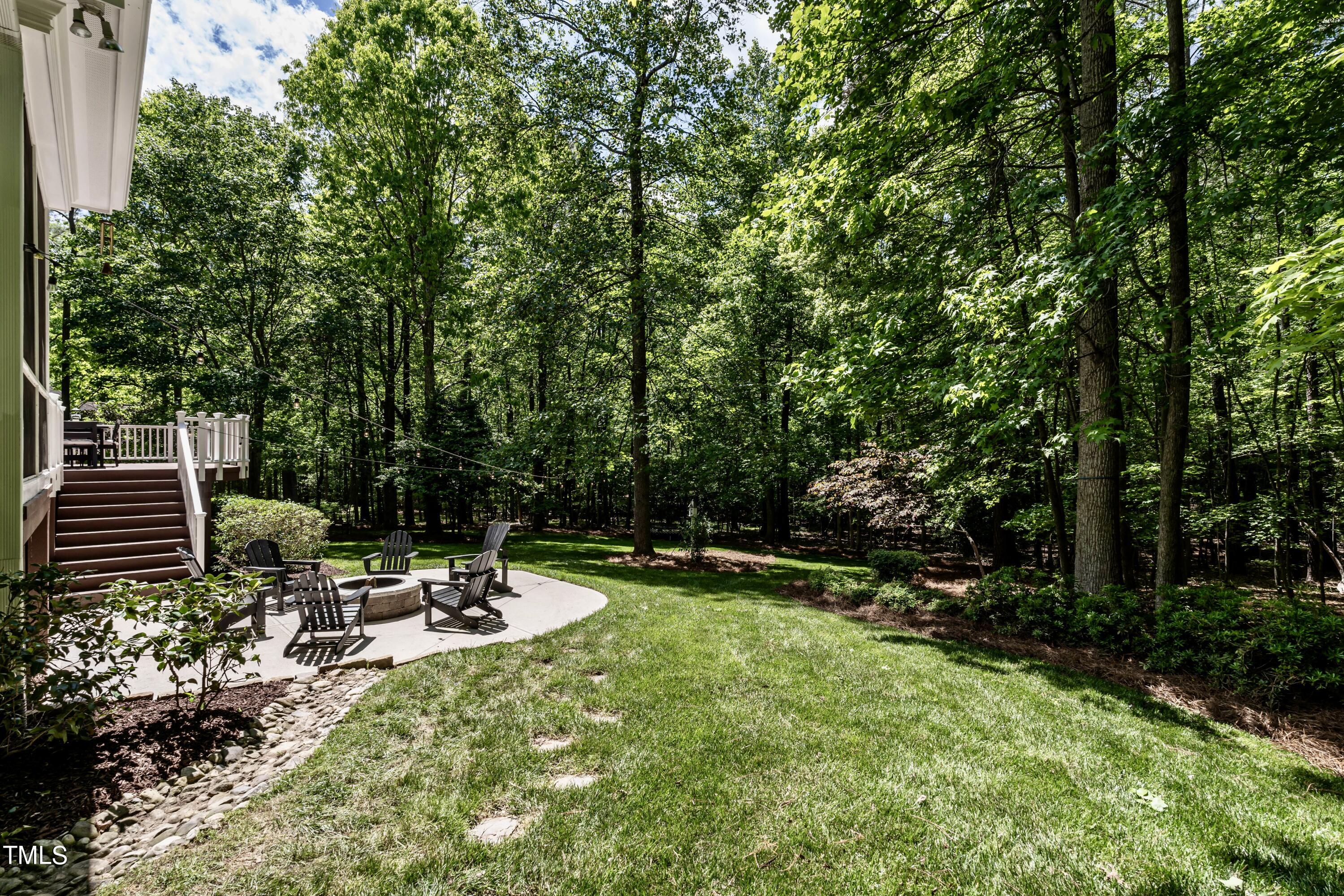 7209 Sunset Glen Point Raleigh, NC 27614 - Photo 41 of 44 a view of house with backyard and outdoor seating