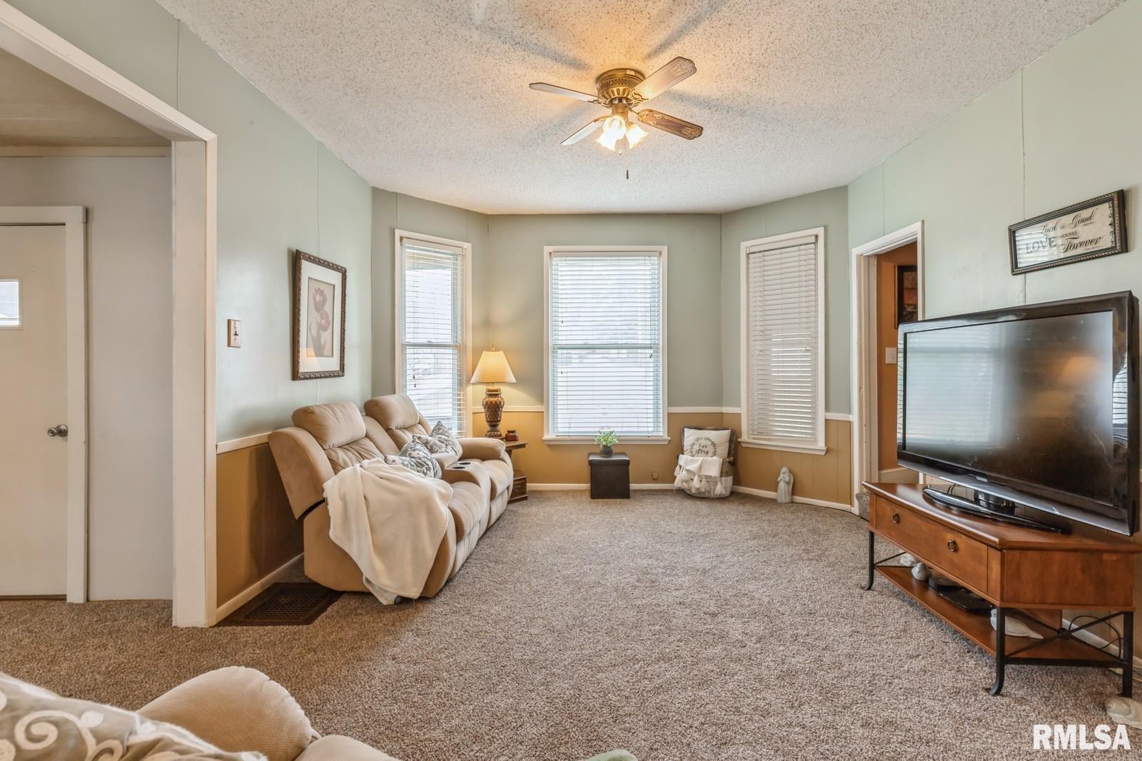 1301 Caroline Avenue Clinton, IA 52732 - Photo 8 of 19 a living room with furniture and a flat screen tv