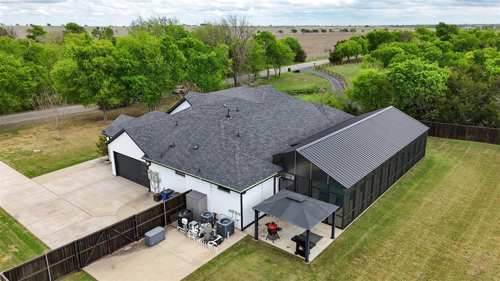 1730 Lone Elm Road Waxahachie, TX 75167 - Photo 6 of 40 an aerial view of a house having yard