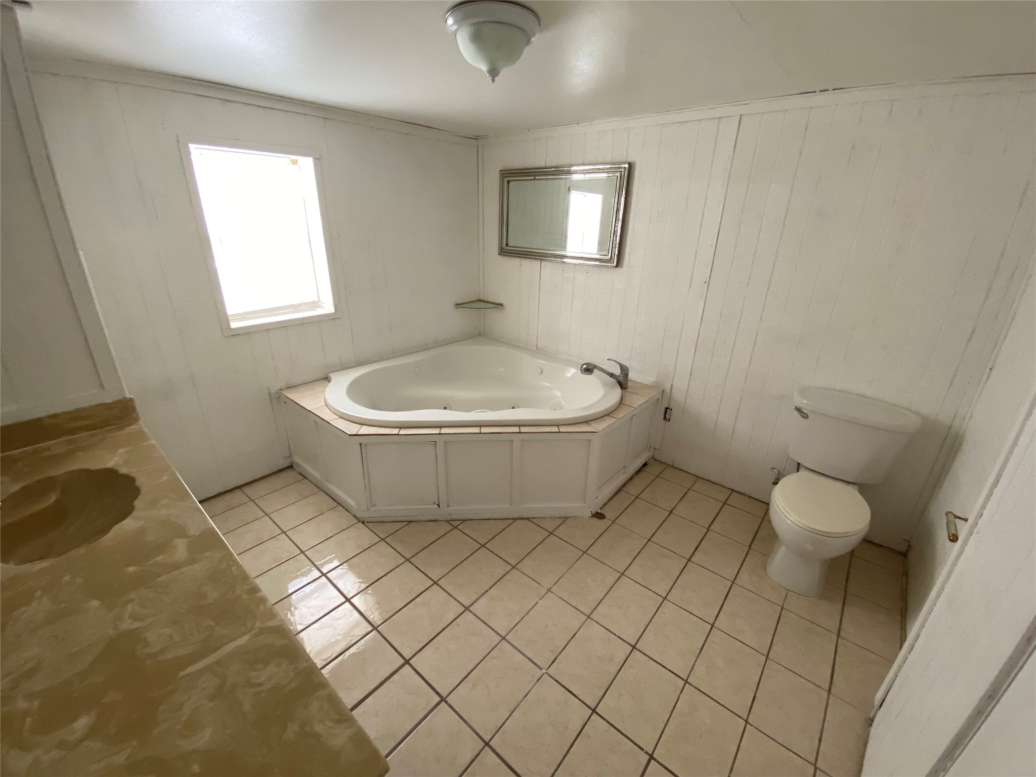 20672 Trinity Way New Caney, TX 77357 - Photo 27 of 41 a bathroom with a toilet a sink and mirror