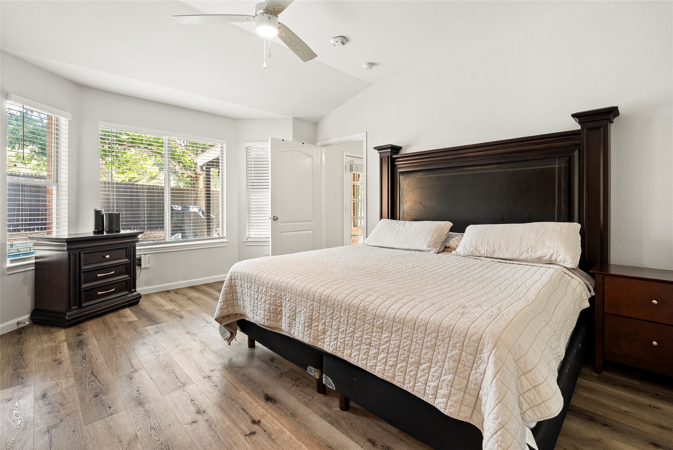 9024 Heiden Lane Austin, TX 78749 - Photo 33 of 33 Tucked away at the back of the floor plan for ultimate privacy, the spacious primary suite offers a quiet zone to unwind at the end of the day