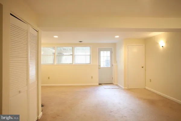 a view of empty room
