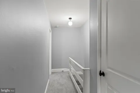 a view of a room with door