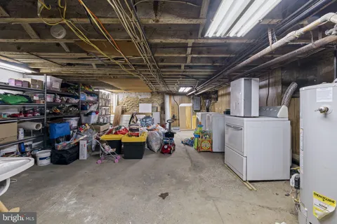 a view of storage and utility room