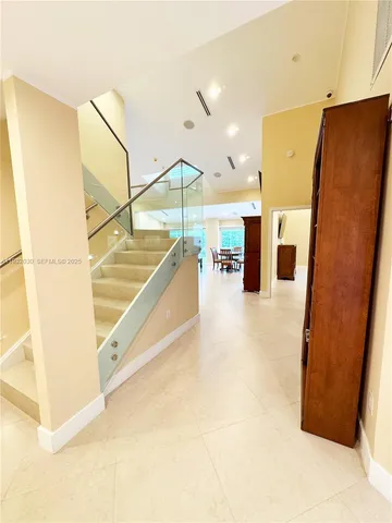 a view of a living room with a couch