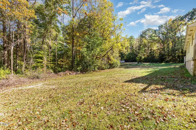 a house with trees in front of it