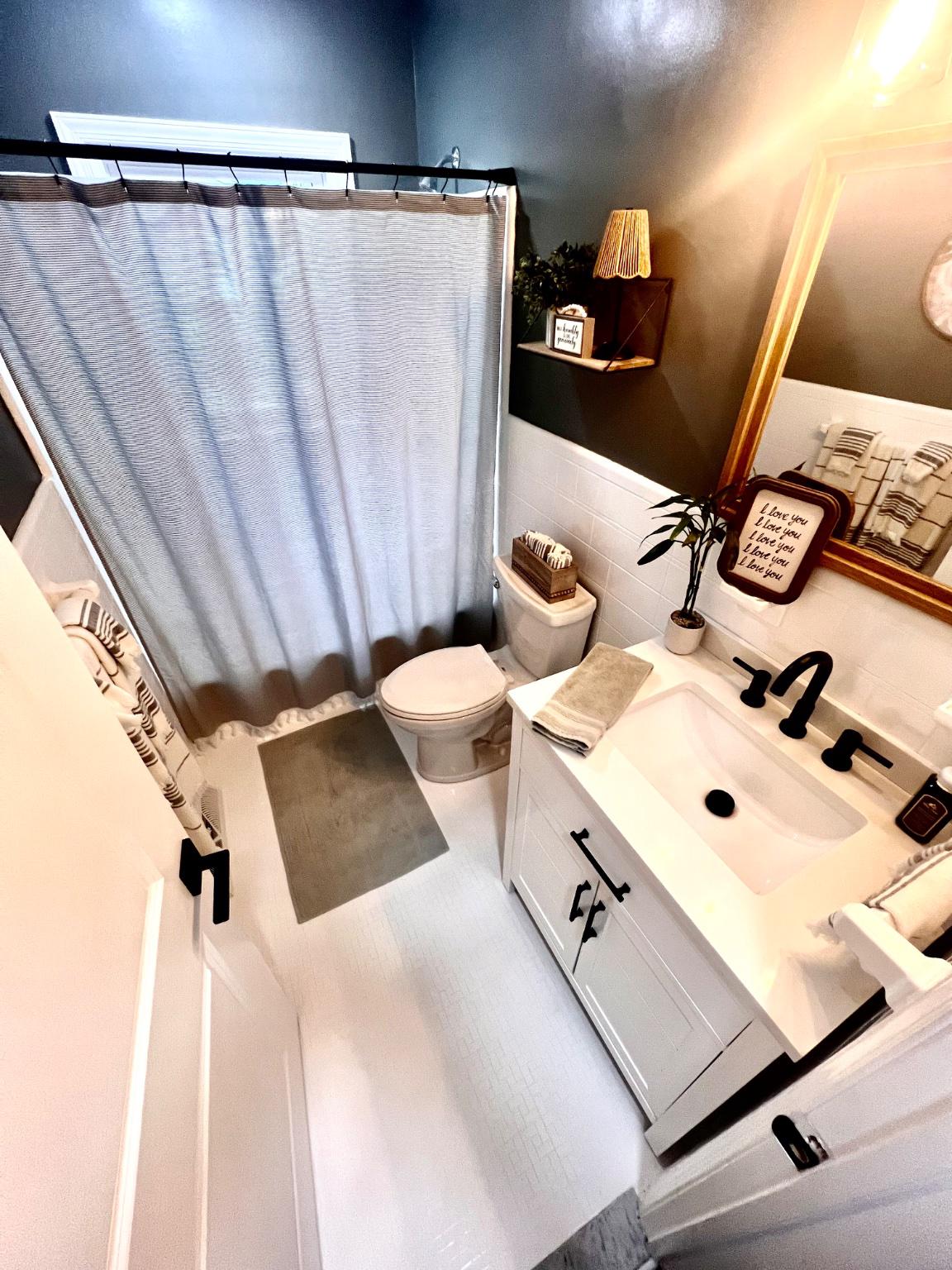 26576 Three Notch Road Mechanicsville, MD 20659 - Photo 15 of 20 Bathroom with modern accents.