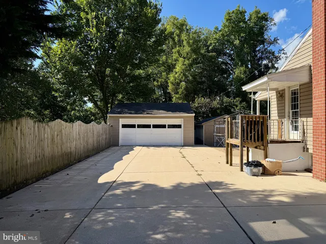 a house with trees in front of it