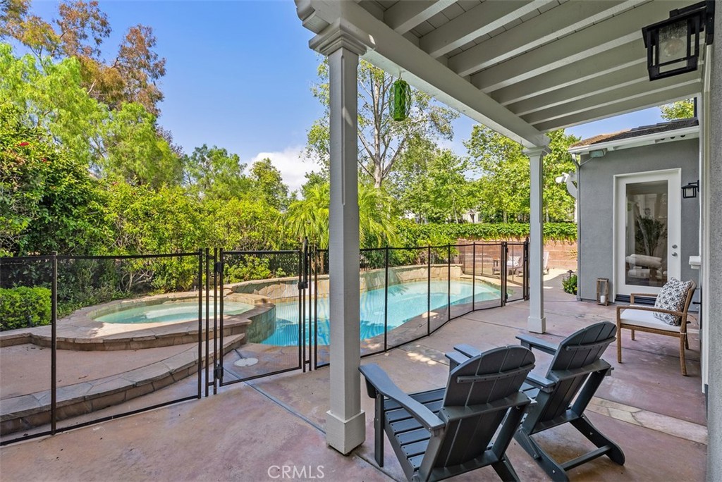 9 Franklin Way Ladera Ranch, CA 92694 - Photo 28 of 45 Backyard with Pool and Balcony