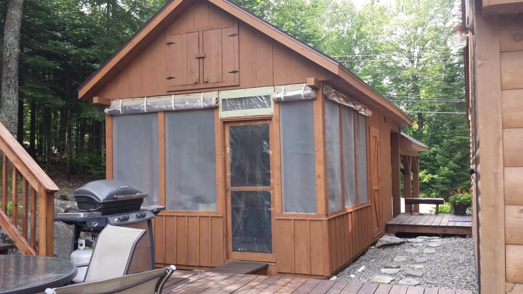 32 Bald Mt Road Oquossoc, ME 04964 - Photo 6 of 35 screened room windows have poly...