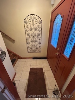 a view of painting on the wall