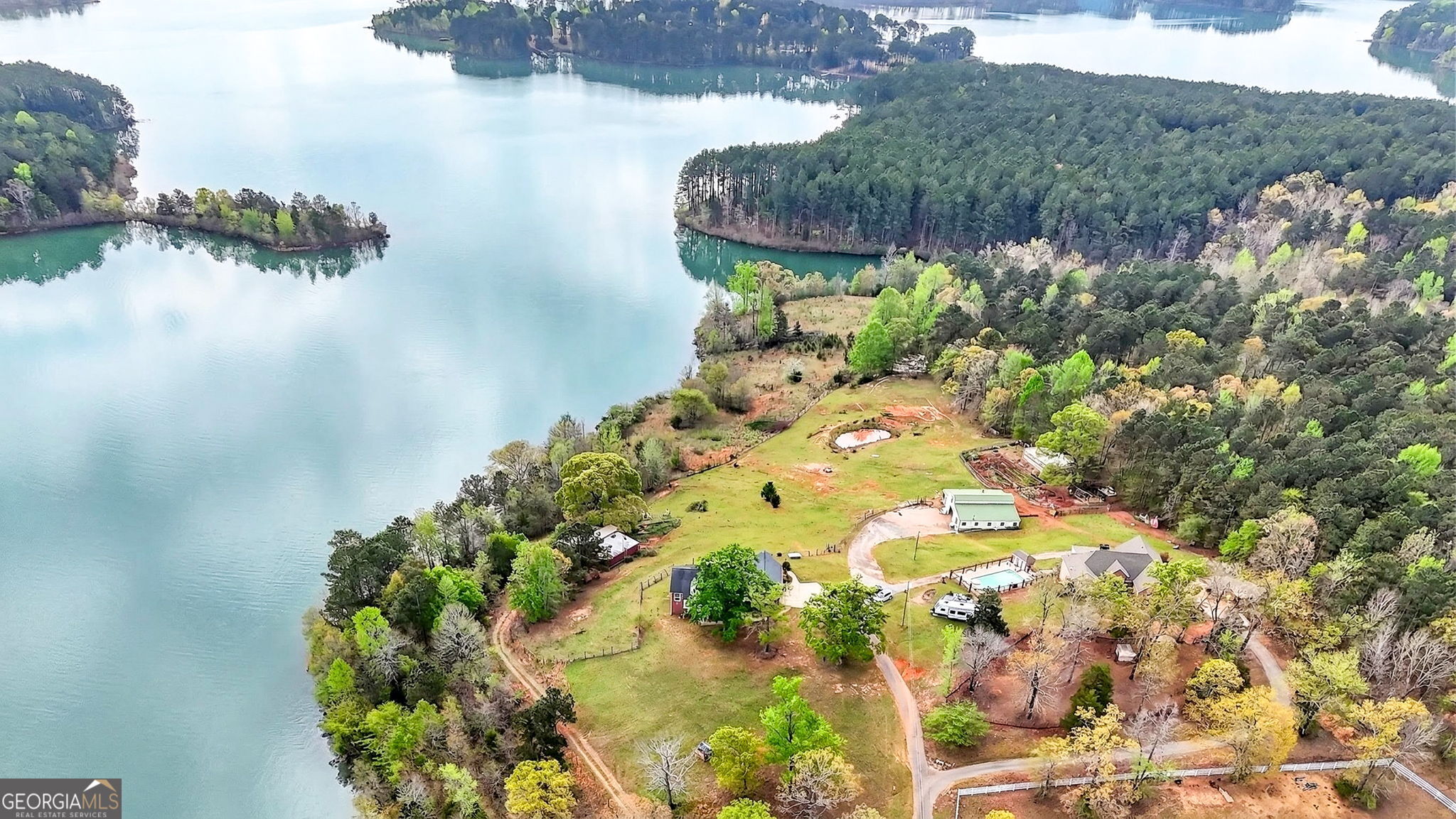 955 Mocassin Gap Road Locust Grove, GA 30248 - Photo 57 of 59 a view of a lake