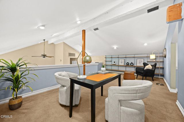 a outdoor space with furniture