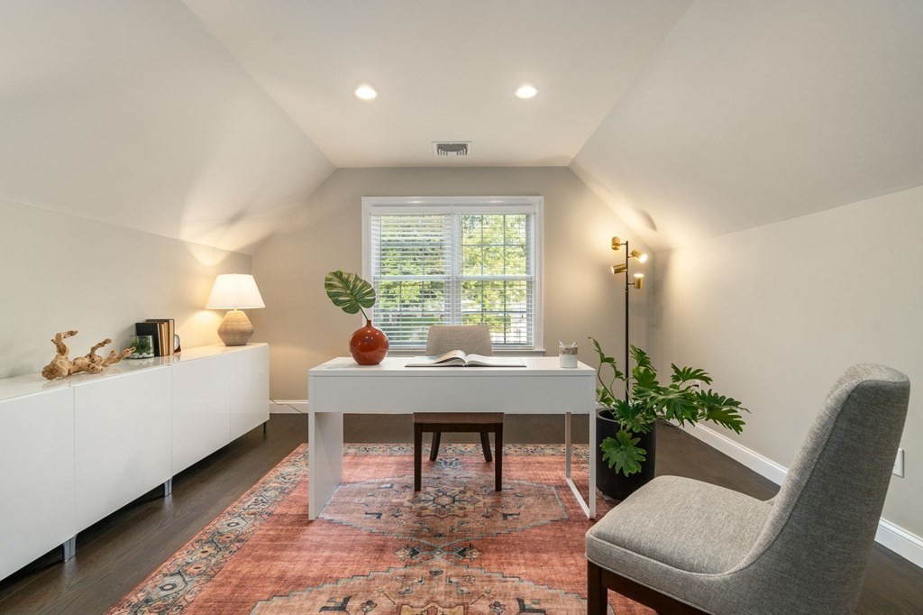 29 Smith Street Needham, MA 02492 - Photo 15 of 31 a view of a dining room with furniture window and wooden floor