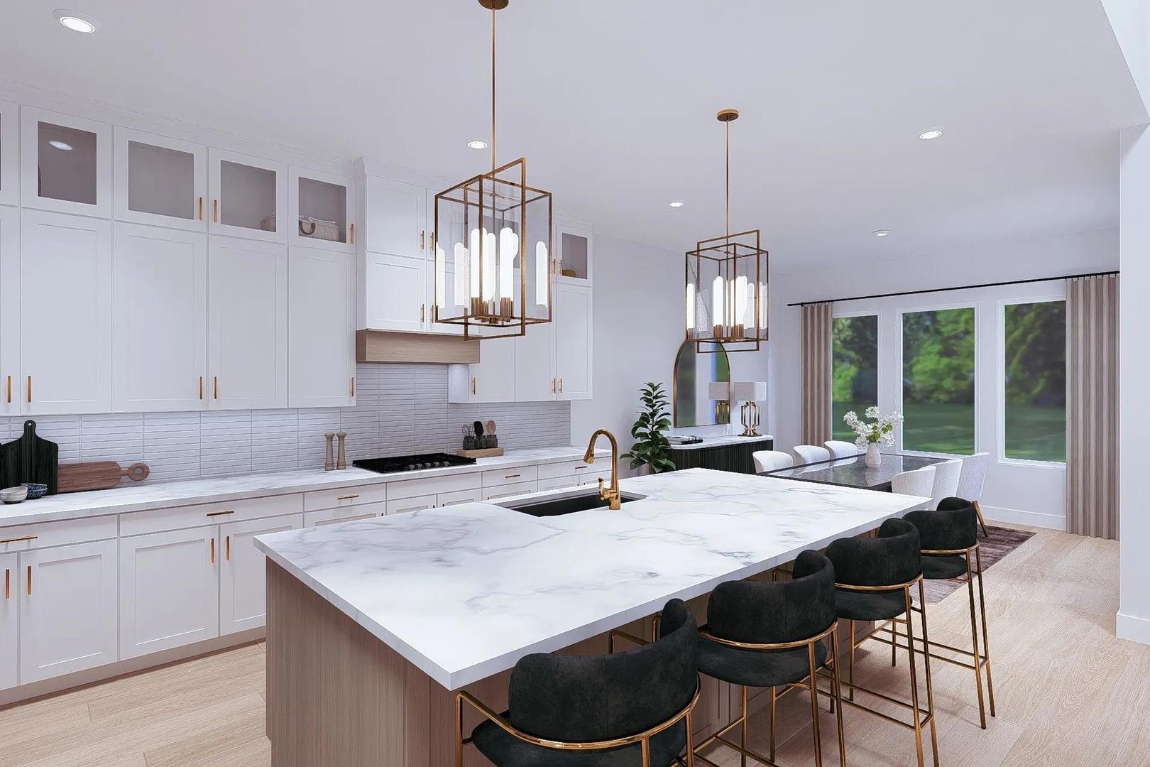 101 Old Eagle Road Georgetown, TX 78633 - Photo 5 of 23 a kitchen with sink cabinets and dining table