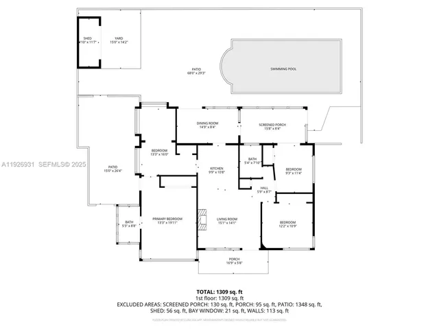 a picture of a room with wall painting