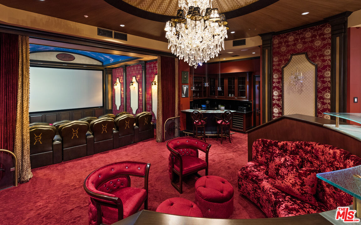 25220 Walker Road Hidden Hills, CA 91302 - Photo 19 of 29 a view of a room with gym equipment