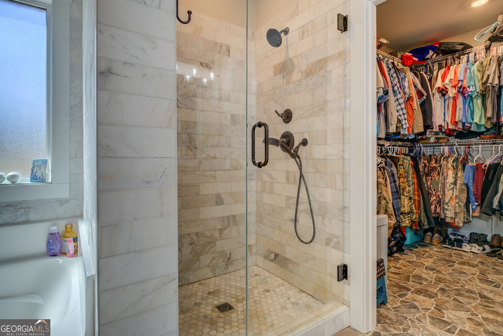 4348 Marshall Stewart Road Crawfordville, GA 30631 - Photo 32 of 80 a bathroom with a shower