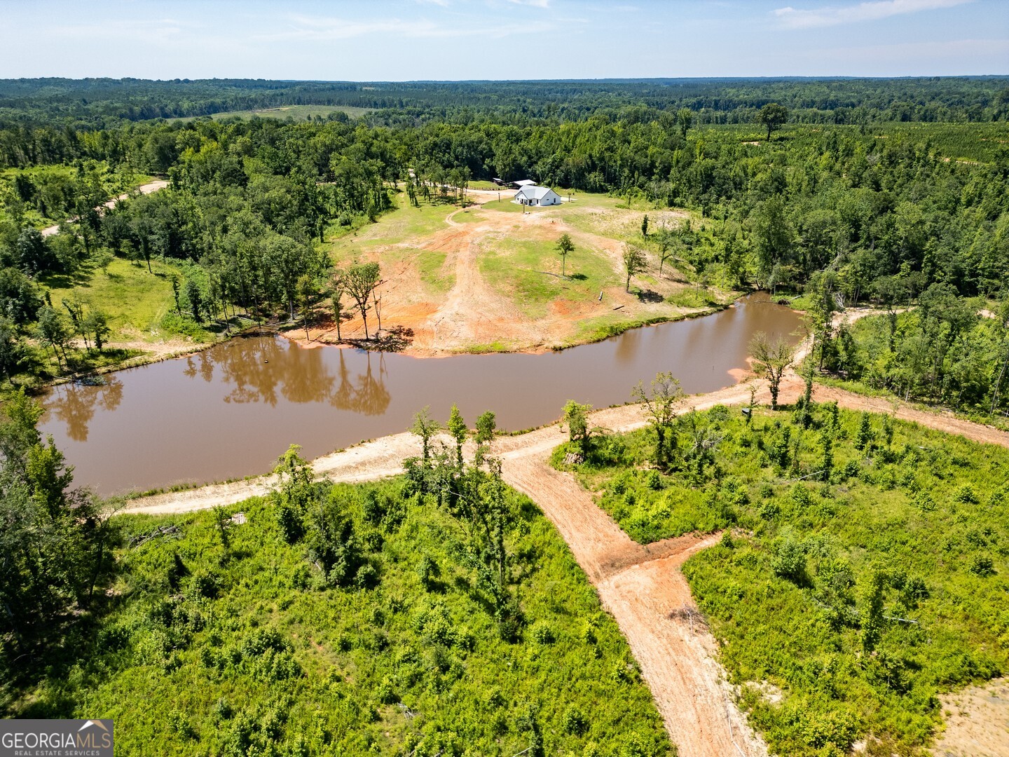 4348 Marshall Stewart Road Crawfordville, GA 30631 - Photo 39 of 80 a view of a lake with a yard