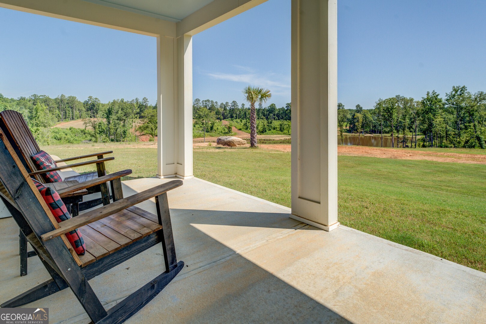 4348 Marshall Stewart Road Crawfordville, GA 30631 - Photo 9 of 80 a view of a outdoor space with furniture and garden