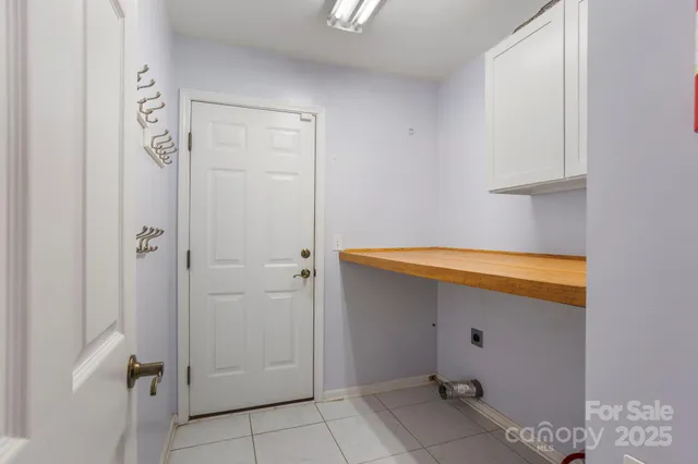 a room with a table and a window