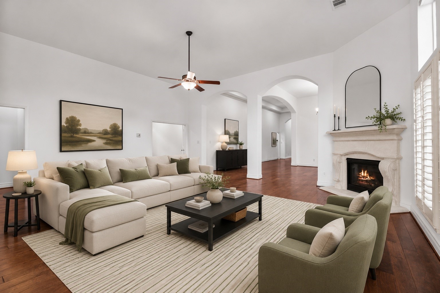 27318 Pendleton Trace Drive Spring, TX 77386 - Photo 3 of 48 Family room virtually staged