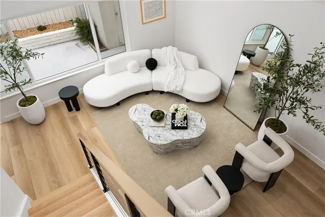 a close view of dining table