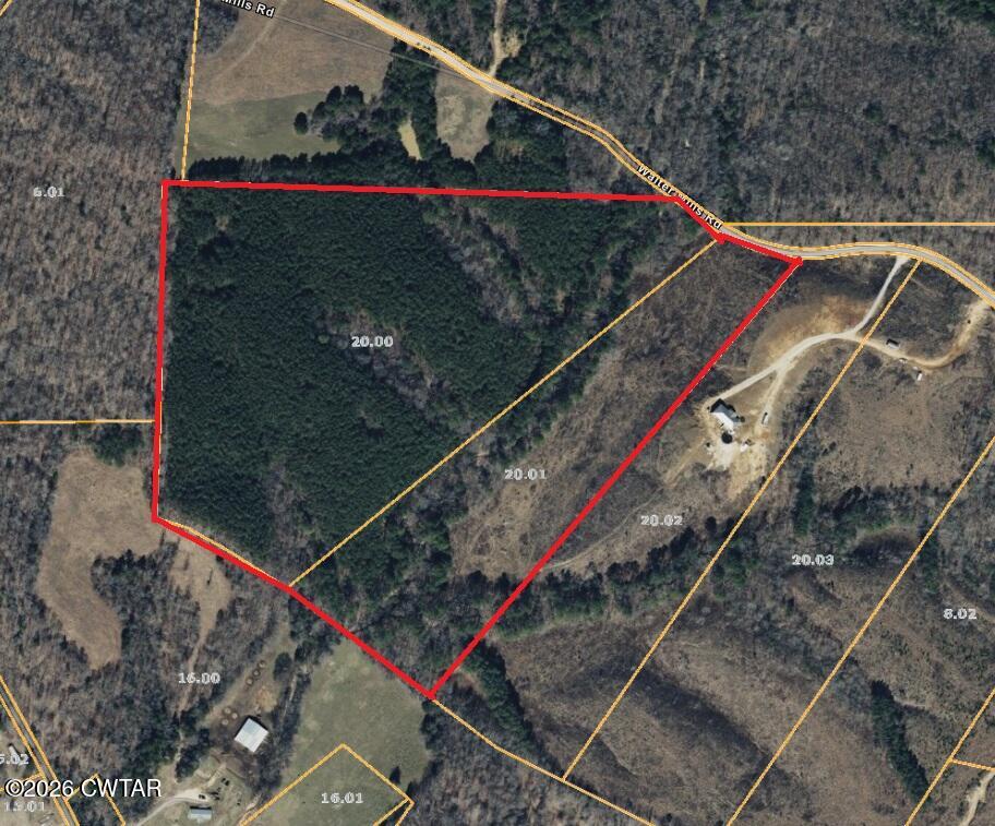 0 Walter Mills Road Sugar Tree, TN 38380 - Photo 2 of 15 AerialPlat