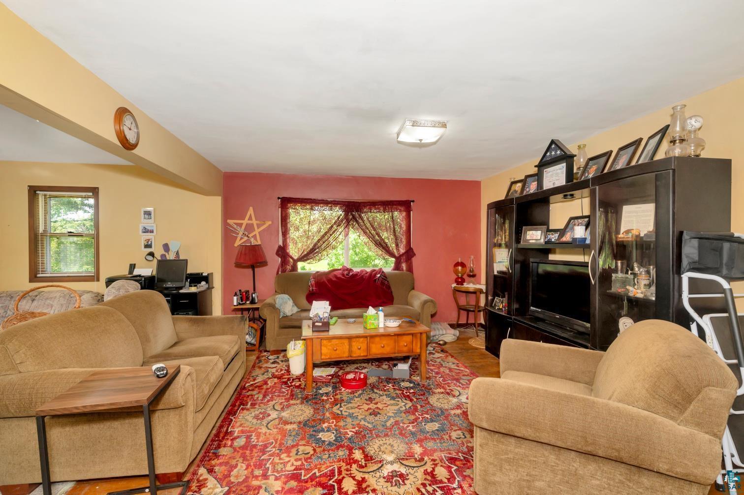 5704 Kespohl Road Floodwood, MN 55736 - Photo 11 of 26 Living room with hardwood / wood-style flooring