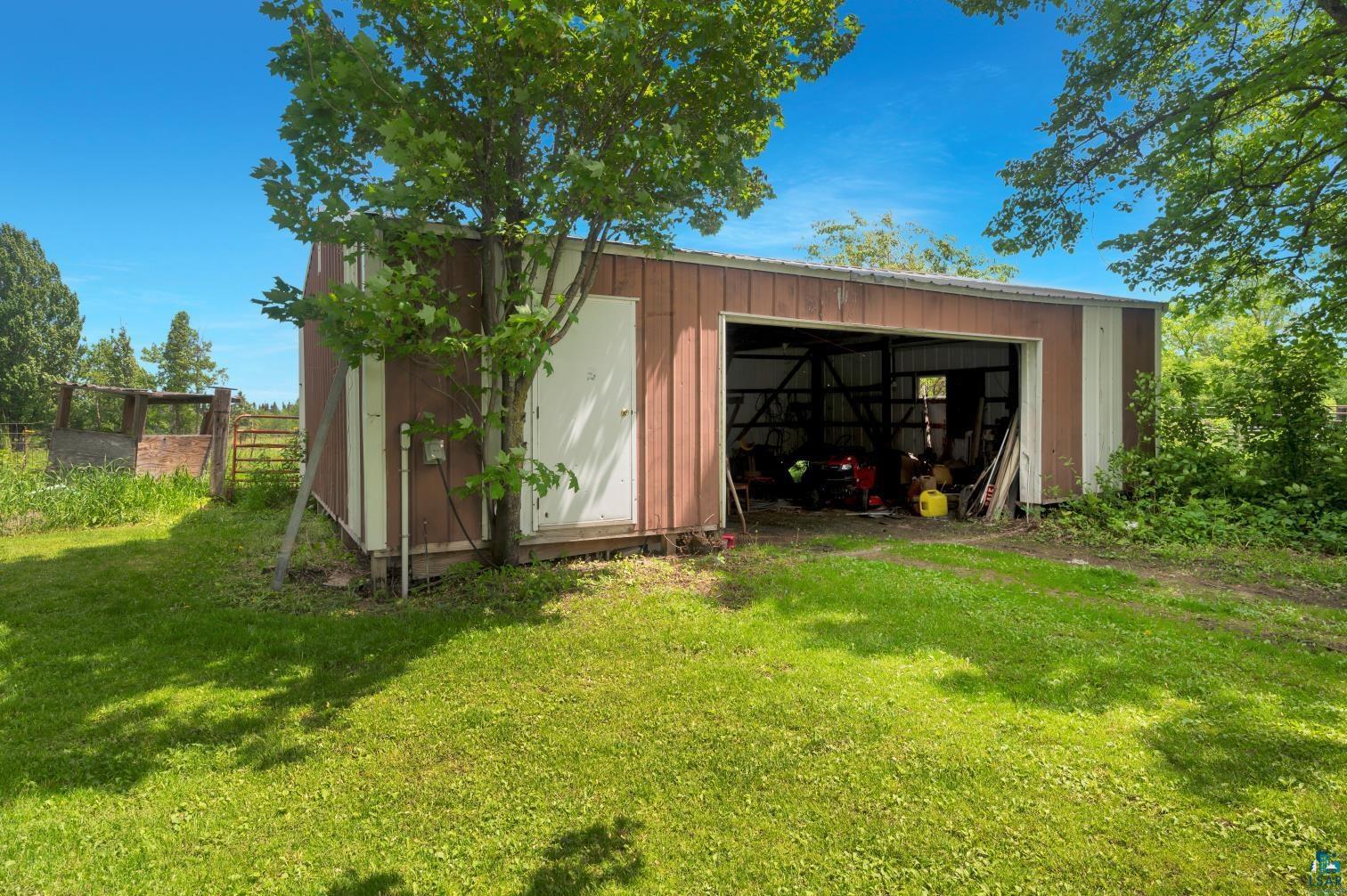 5704 Kespohl Road Floodwood, MN 55736 - Photo 22 of 26 View of outdoor structure featuring a lawn