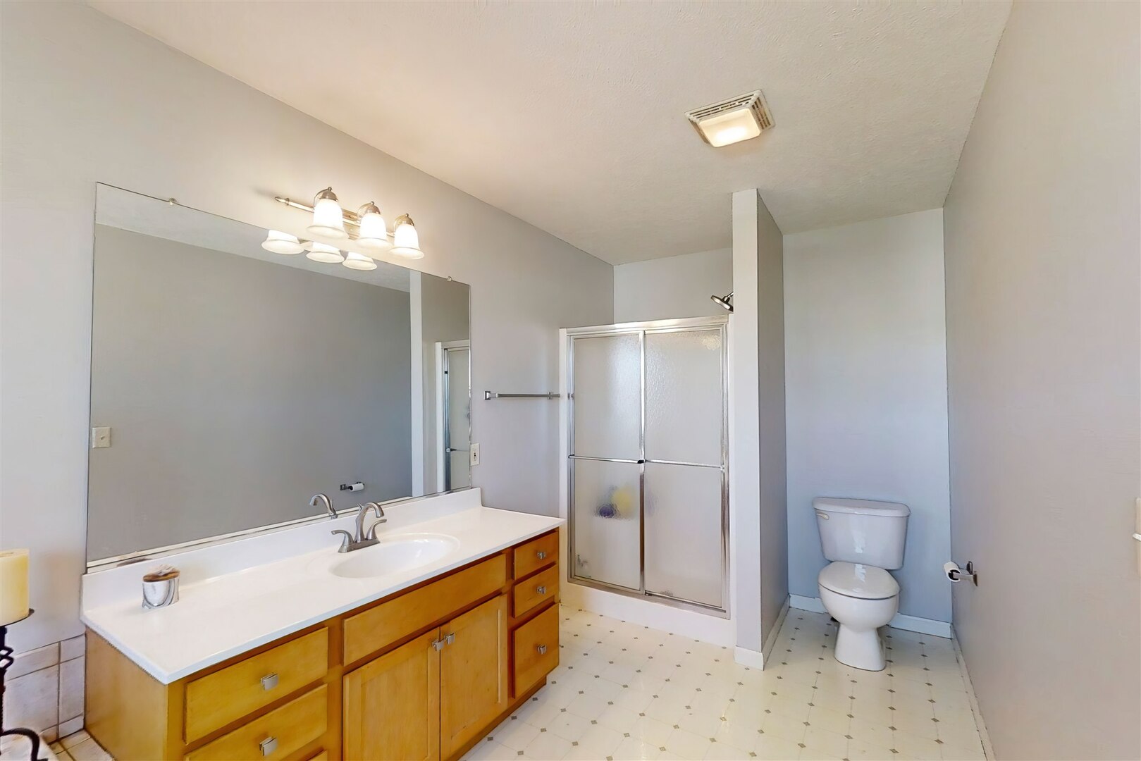 3291 Red Jasper Street Normal, IL 61761 - Photo 33 of 48 a bathroom with a sink a toilet and shower