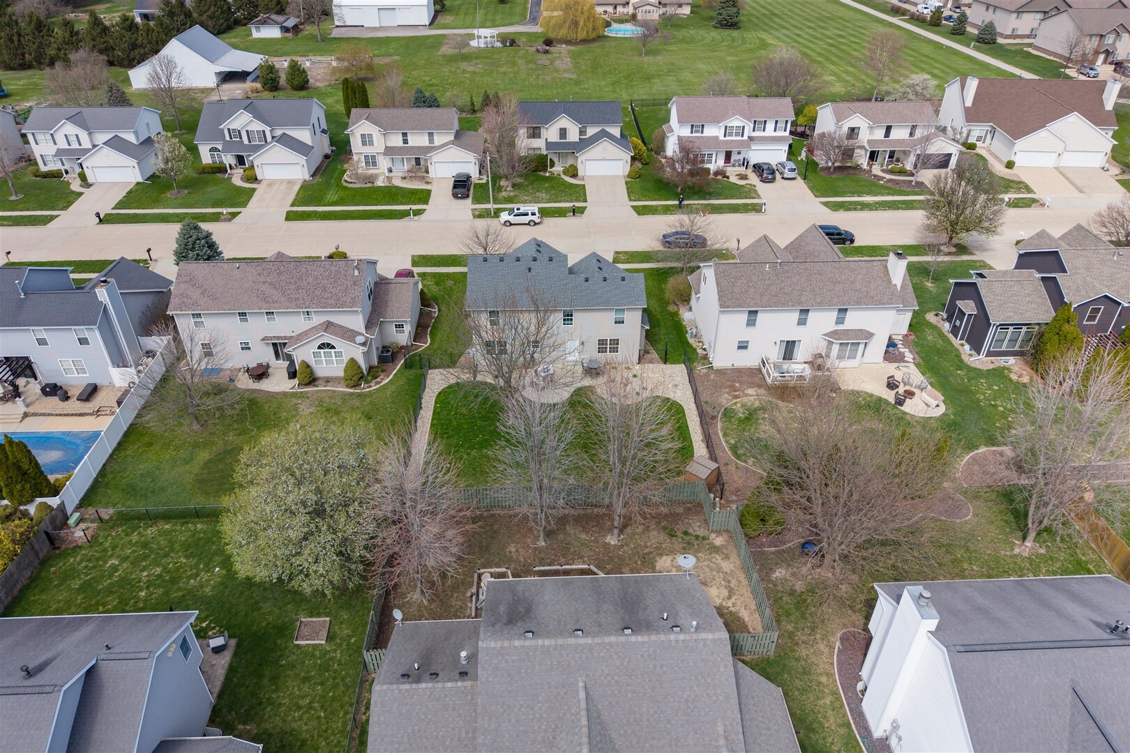 3291 Red Jasper Street Normal, IL 61761 - Photo 7 of 48 an aerial view of residential houses with outdoor space
