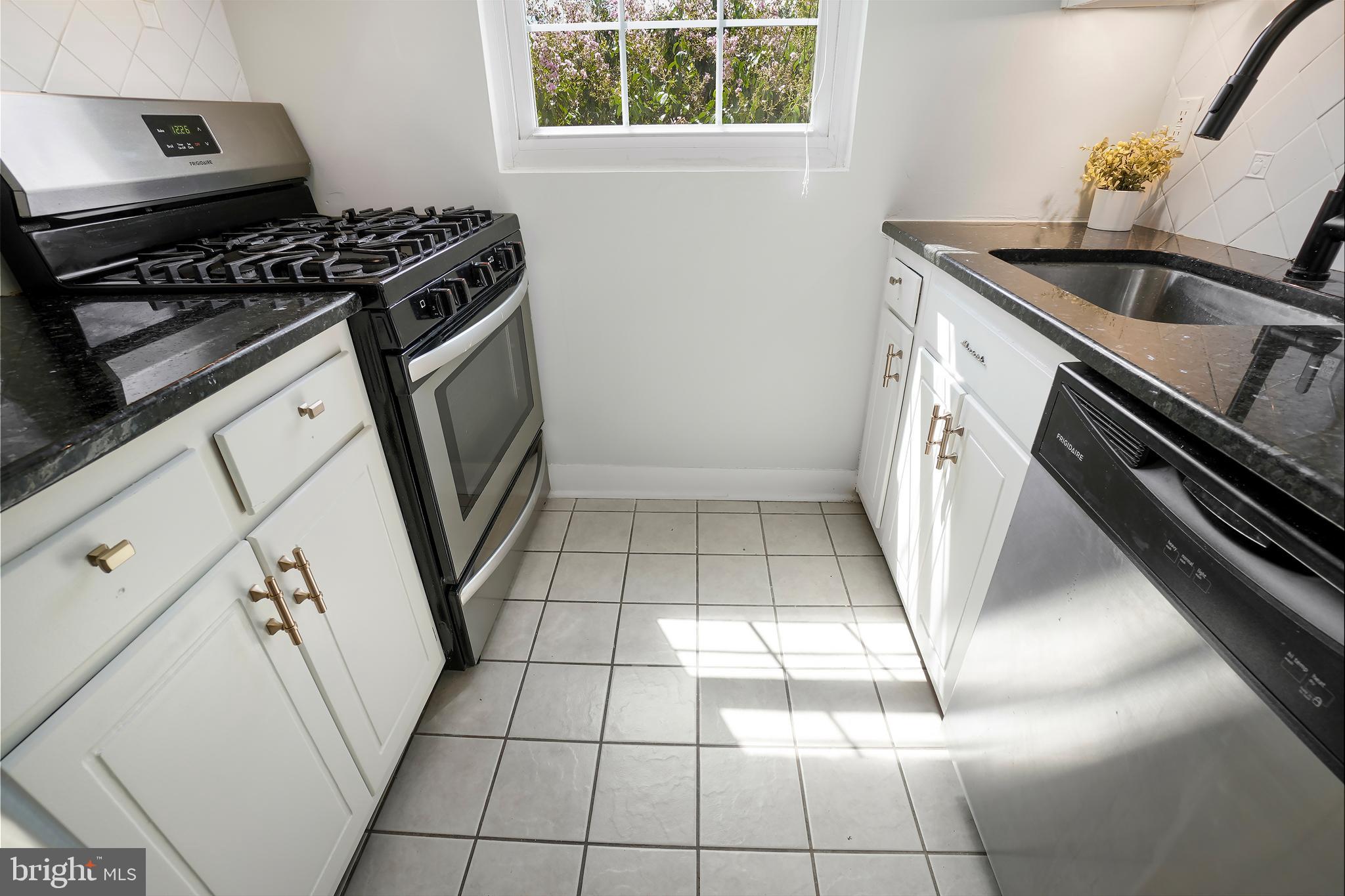 2030 North Vermont Street, Unit 301 Arlington, VA 22207 - Photo 11 of 32 a kitchen with a stove a microwave and a sink