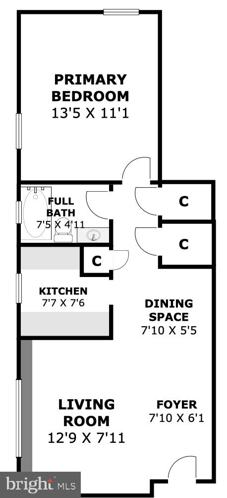 2030 North Vermont Street, Unit 301 Arlington, VA 22207 - Photo 32 of 32 a picture of a rug and black white wall