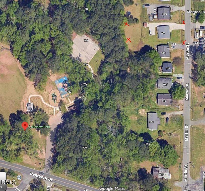 621 Martin Street Durham, NC 27704 - Photo 37 of 39 an aerial view of a house with a yard