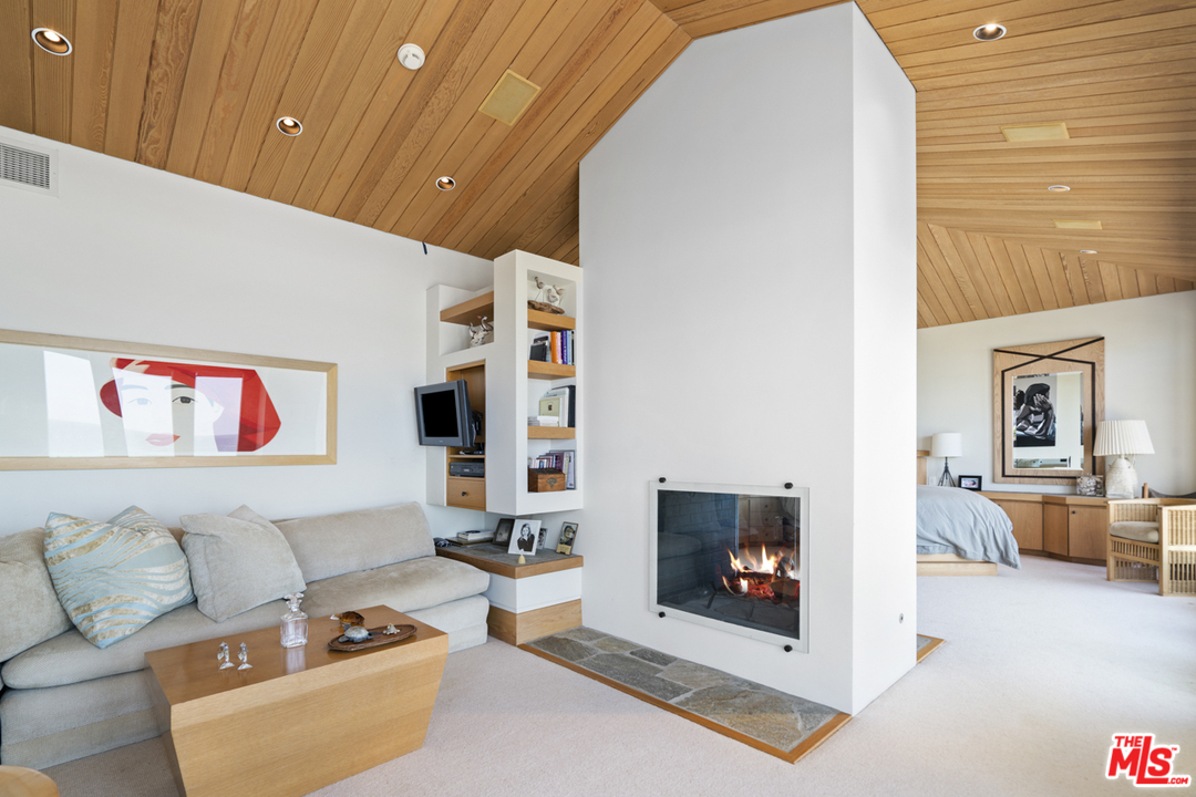 31030 Broad Beach Road Malibu, CA 90265 - Photo 19 of 45 a living room with furniture and a fireplace